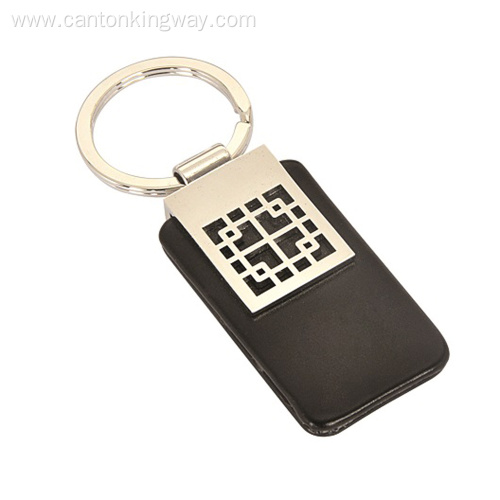 Customed Premium Car logo Metal Leather Key Chain